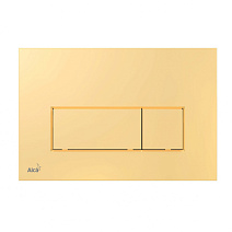 Кнопка смыва AlcaPlast THIN M575 золото