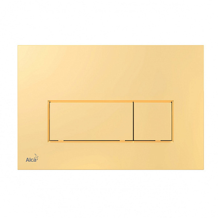 Кнопка смыва AlcaPlast THIN M575 золото