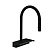 Смеситель Hansgrohe Aquno Select M81 73831670 для кухонной мойки, черный матовый