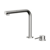 Смеситель Omoikiri Nara 2 Plus-S-BN 4994369 для кухонной мойки, нержавеющая сталь