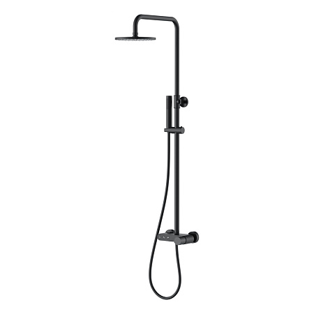 Душевая стойка Boheme Stick 128-BB ручка Diamond, черный