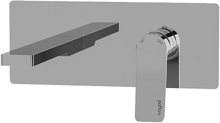 Смеситель Paffoni Tilt TI105ST для раковины, сталь