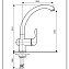 Смеситель Emmevi Neco 91007/CR для кухонной мойки, хром - фото 2