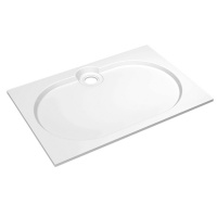 Поддон встраиваемый Cezares Tray TRAY-S-AH-120/80-56-W прямоугольный, белый