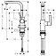 Смеситель Hansgrohe Metris S 31159000 для раковины - фото 2
