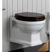 Унитаз подвесной Simas Londra LO918bi орех/бронза