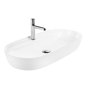 Раковина накладная BelBagno BB1347 41x81x13.5 белый