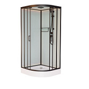 Душевая кабина Frank F420 Black 120*120 черный