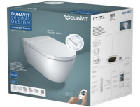 Унитаз подвесной Duravit SensoWash Starck F Lite Set 650001012004310 с сиденьем