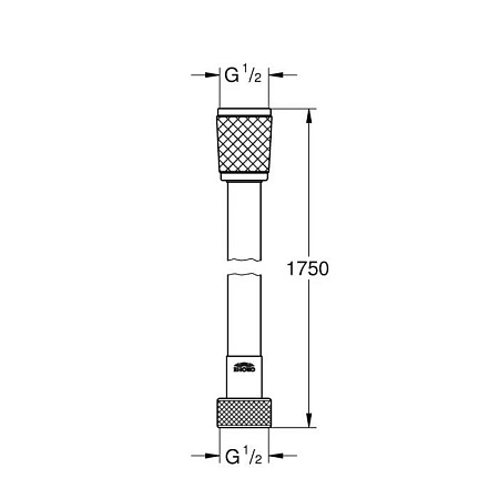 Душевой шланг Grohe Relexaflex 28410002