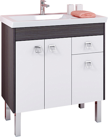 Мебель для ванной Aqwella Командор Kom.01.08/n/VM напольная венге магия