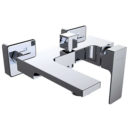 Смеситель Clever Saona Slim 60124 для ванны с душем, хром