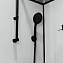 Душевая кабина Niagara Standart ST100/80/15QL/KL/BKT 100x80x225 черный матовый/прозрачный клетка - фото 4