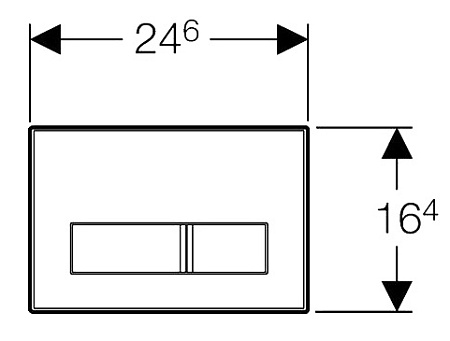 Кнопка смыва Geberit Sigma 50 115.788.SE.1 зеленое стекло
