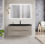 Мебель для ванной BelBagno Acqua ACQUA-1200-2C-SO-PS 120 подвесная, Pino Scania/черная раковина