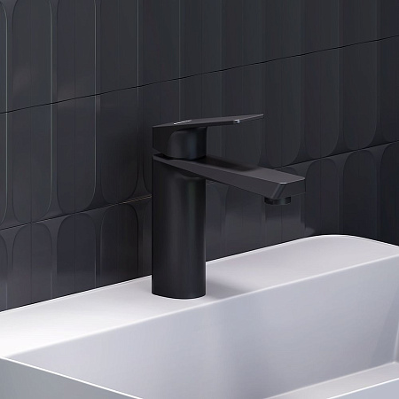 Смеситель Damixa Merkur 400210300 для раковины черный