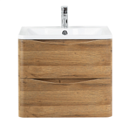 Тумба с раковиной BelBagno Acqua ACQUA-700-2C-SO-RR 70 подвесная, Rovere Rustico