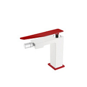 Смеситель Boheme Q 146-WR.2 для биде, белый/красный