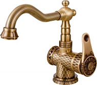 Смеситель Zorg Antic A 413U-BR для раковины, бронза