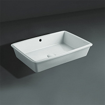 Раковина встраиваемая сверху Simas Top E Lavabi D'Arredo S 60 bia 55x35x16,5 без отверстия под смеси