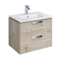 Тумба с раковиной Roca Lago 857295444 60 светлый дуб