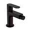 Смеситель Hansgrohe Rebris S 72212670 для биде, с металлическим сливным гарнитуром, черный матовый
