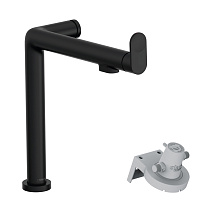 Смеситель Hansgrohe Aqittura 76804670 для кухонной мойки, черный матовый