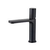 Смеситель AQG Tube 01TUB100NG для раковины, черный матовый