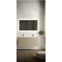Мебель для ванной Sancos Snob R 120 SNR120CE два смесителя, Beige Soft