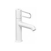 Смеситель Jacob Delafon Odeon Rive Gauche E21028-CP-00 для раковины, белый/хром