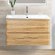Тумба под раковину BelBagno Albano ALBANO-800-2C-SO-RR 80 подвесная, Rovere Rustico