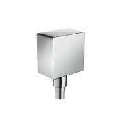 Шланговое подключение Hansgrohe Fixfit Square 26455000 хром Шланговое подключение Hansgrohe Fixfit Square 26455000 хром