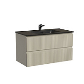 Тумба с раковиной Sancos Snob T SNT90CE 90 Beige Soft/черный