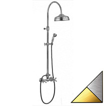 Душевая стойка Emmevi 1200281CO хром/золото