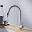 Смеситель Dorff Logic D3007533 для кухонной мойки белый - фото 3