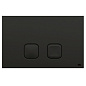 Кнопка смыва Oli Plain 070829 черный Soft-touch