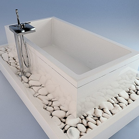 Смеситель Axor Starck X 10406000 для ванны и душа