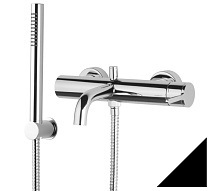 Смеситель Emmevi Filobrass 85001B/NEO для ванны, черный матовый