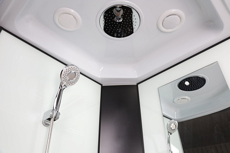 Душевая кабина Niagara Classic NG-6707-14 80x80x215 стекло прозрачное/профиль черный