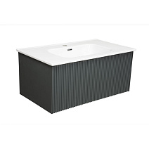 Тумба с раковиной La Fenice Terra FNC-01-TER-G-80 Grigio серый матовый Тумба с раковиной La Fenice Terra FNC-01-TER-G-80 Grigio серый матовый