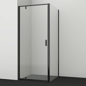 Душевой уголок WasserKRAFT Elbe 74P 74P28 80x90 черный