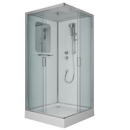 Душевая кабина Niagara Premium NG-6002-01Q 100x100x210 стекло прозрачное/профиль хром