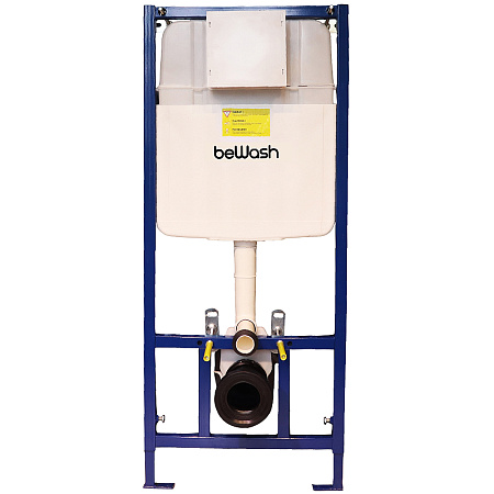 Инсталляция с кнопкой смыва beWash Neox BW74+P04SC хром глянцевый