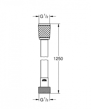 Душевой шланг Grohe Relexaflex 45971001 125 см