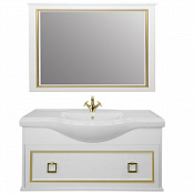Мебель для ванной Tessoro Foster TS-F90105-CH-W-G 105 подвесная, белый с патиной золото Мебель для ванной Tessoro Foster TS-F90105-CH-W-G 105 подвесная, белый с патиной золото