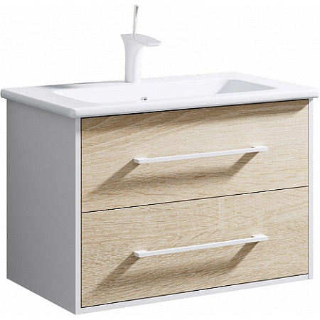 Мебель для ванной Aqwella 5 stars Miami Mai.01.08 80 дуб сонома/белый 