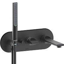 Смеситель Bossini Apice Z00555.073 для ванны с душем, черный матовый