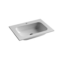 Раковина накладная Ceramica Nova Grace CN7011 62x47x15 с отв. под смесит., белый