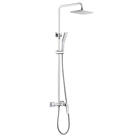 Душевая стойка Boheme Venturo 378-W белый/хром
