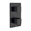 Смеситель Bossini Cube Z00061.073 для ванны с душем (внешняя часть), черный матовый